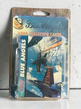 🫶🏻 Blue Angels 1995 Collector Cards Pack - Blue & Gold